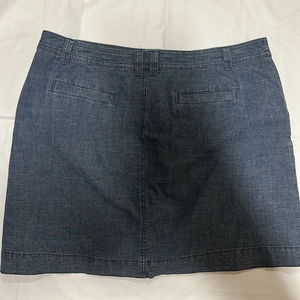 Denim Blue Skort petite. Croft & Barrow